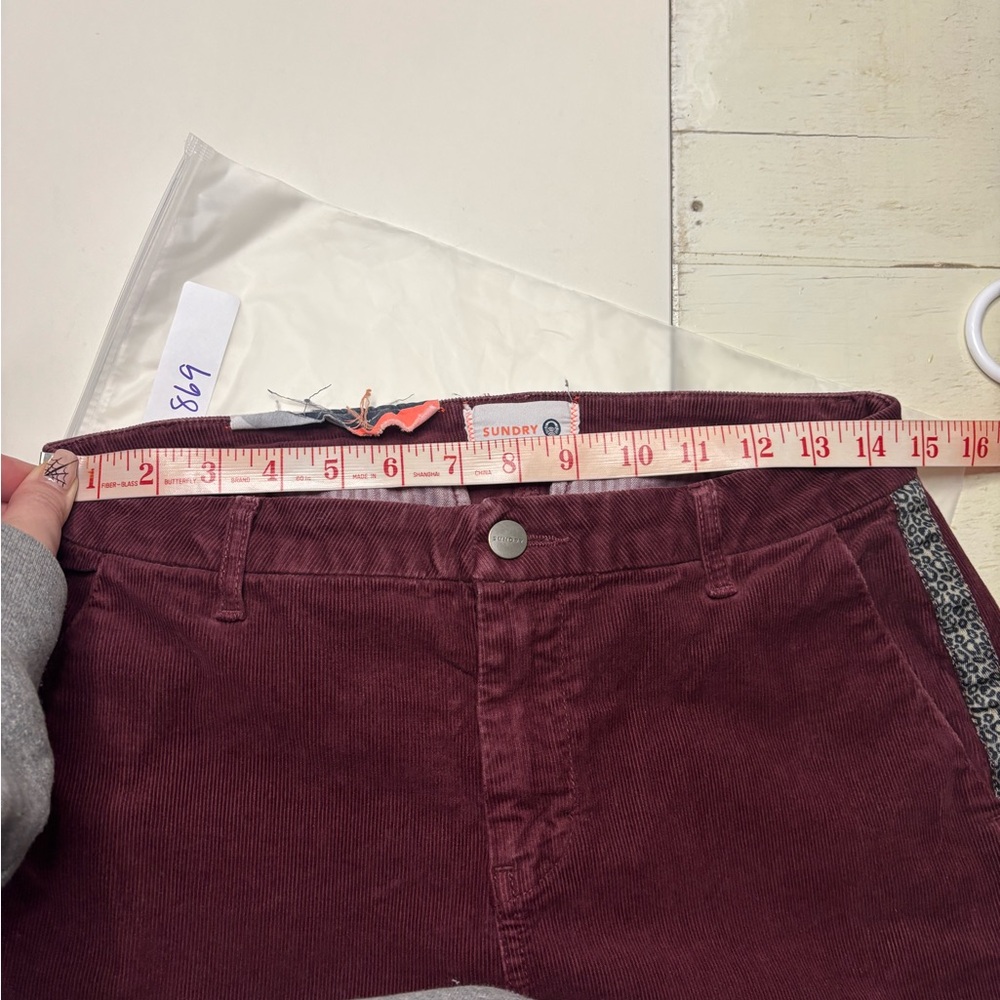 SUNDRY Corduroy Pants Anthropologie - Picture 4 of 8